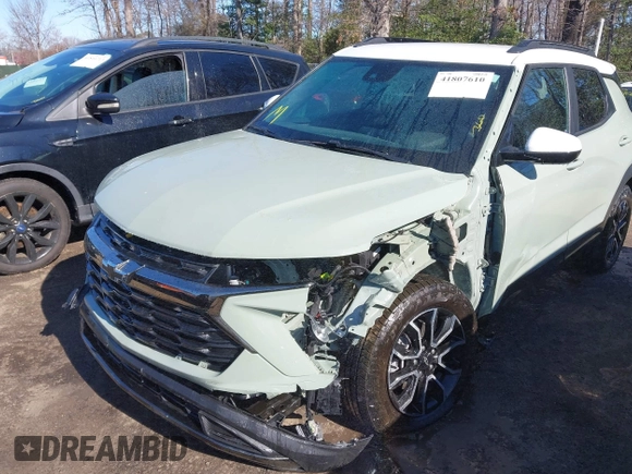 2024 Chevrolet TrailBlazer ACTIV with VIN KL79MSSL2RB091401, listed as a IAAI auction lot 41807610 with 9,610 mi miles and . Bid and sale history available at DreamBid. Image 6.