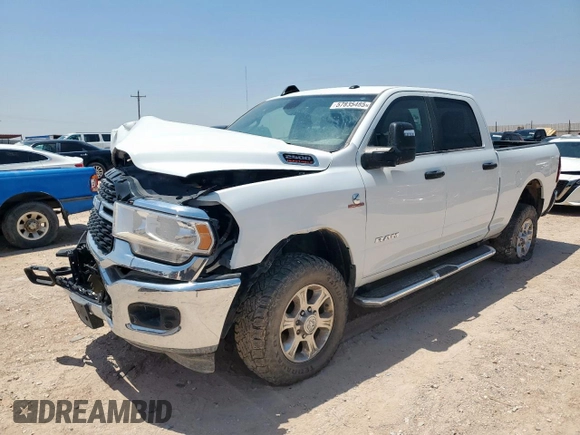2024 Ram 2500 Big Horn with VIN 3C6UR5DL6RG105991, listed as a Copart auction lot 57835485 with 29,656 mi miles and Salvage title. Bid and sale history available at DreamBid. Image 1.