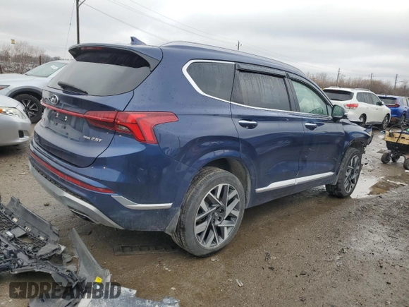 2023 Hyundai Santa Fe Calligraphy with VIN 5NMS5DAL3PH544237, listed as a Copart auction lot 44131265 with 18,633 mi miles and Salvage Title. Bid and sale history available at carsss.com. Image 3.