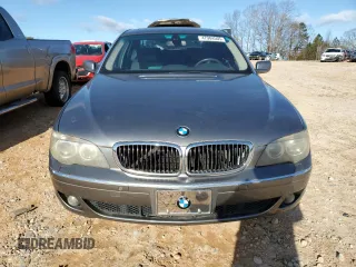 2007 BMW 7 Series 750Li with VIN WBAHN83597DT67408, listed as a Copart auction lot 47984505 with 119,384 mi miles and Clean Title. Bid and sale history available at carsss.com. Image 5.