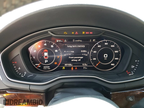 2019 Audi A5 Sportback Premium Plus with VIN WAUBNCF54KA008336, listed as a Copart auction lot 62848203 with 49,168 mi miles. Bid and sale history available at carsss.com. Image 9.