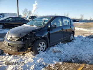 2008 Nissan Versa 1.8 S with VIN 3N1BC13E38L374150, listed as a Copart auction lot 87509735 with 158,798 mi miles and Salvage Title. Bid and sale history available at carsss.com. Image 1.