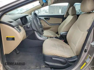 2013 Hyundai Elantra Limited с VIN 5NPDH4AE1DH201054, выставлен на аукционе Copart как лот 60890645 с пробегом Не указан миль и Чистый • Clean title. История ставок и продаж доступна на DreamBid. Изображение 7.
