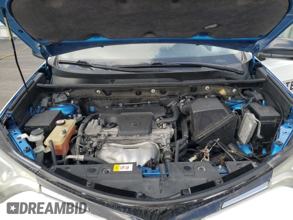 2018 Toyota RAV4 LE with VIN JTMZFREV4JJ165124, listed as a Copart auction lot 42729615 with 95,205 mi miles and Salvage Title. Bid and sale history available at carsss.com. Image 12.
