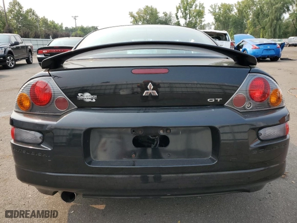2005 Mitsubishi Eclipse GT with VIN 4A3AC84H45E003999, listed as a Copart auction lot 67601024 with 59,331 mi miles and Salvage Title. Bid and sale history available at carsss.com. Image 6.