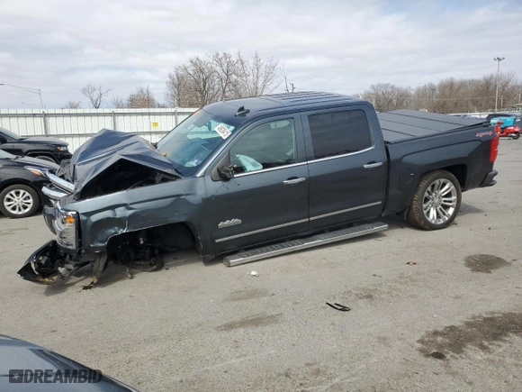 2017 Chevrolet Silverado 1500 High Country with VIN 3GCUKTEJ6HG359469, listed as a Copart auction lot 48938415 with 89,361 mi miles and Salvage Title. Bid and sale history available at carsss.com. Image 1.