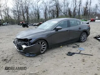 2021 Mazda 3 Select with VIN 3MZBPBBM3MM205067, listed as a Copart auction lot 50630115 with 20,335 mi miles and Salvage Title. Bid and sale history available at DreamBid. Image 1.