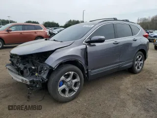 2019 Honda CR-V EX-L with VIN 5J6RW2H81KA019305, listed as a Copart auction lot 53773285 with 55,381 mi miles and Salvage Title. Bid and sale history available at DreamBid. Image 1.
