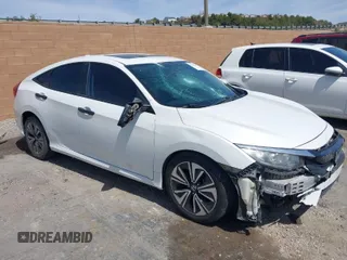 2017 Honda Civic Sedan EX-T with VIN 2HGFC1F36HH649299, listed as a IAAI auction lot 41847005 with 76,280 mi miles. Bid and sale history available at carsss.com. Image 1.