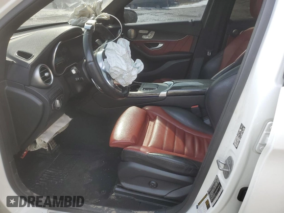 2021 Mercedes-Benz GLC with VIN W1N0G6EB8MF919412, listed as a Copart auction lot 46492315 with 47,180 mi miles and Salvage Title. Bid and sale history available at carsss.com. Image 7.
