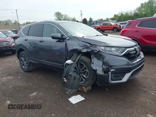 2020 Honda CR-V EX z VIN 5J6RW1H57LL014261, wystawiony jako IAAI lot #42159796 z przebiegiem 47 008 mil mil oraz . Historia ofert i sprzedaży dostępna na DreamBid. Obrazek 1.