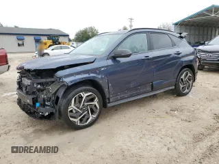 2024 Hyundai Kona N Line with VIN KM8HA3A33RU040245, listed as a Copart auction lot 86695314 with 20,401 mi miles and Salvage Title. Bid and sale history available at carsss.com. Image 1.