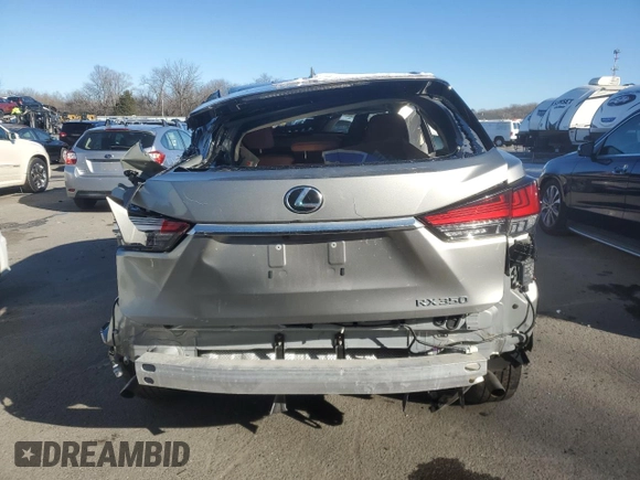 2021 Lexus RX 350 with VIN 2T2JZMDA6MC279840, listed as a Copart auction lot 87978485 with Not provided miles and Salvage title. Bid and sale history available at DreamBid. Image 6.