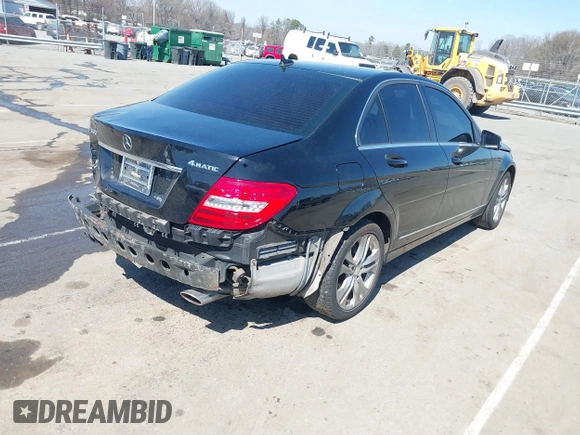 2014 Mercedes-Benz C-Class C 300 Sport with VIN WDDGF8ABXEG227681, listed as a IAAI auction lot 41786079 with 141,951 mi miles. Bid and sale history available at carsss.com. Image 4.