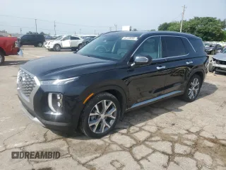 2021 Hyundai Palisade SEL with VIN KM8R4DHE8MU270042, listed as a Copart auction lot 60150095 with 54,897 mi miles and Salvage title. Bid and sale history available at DreamBid. Image 1.