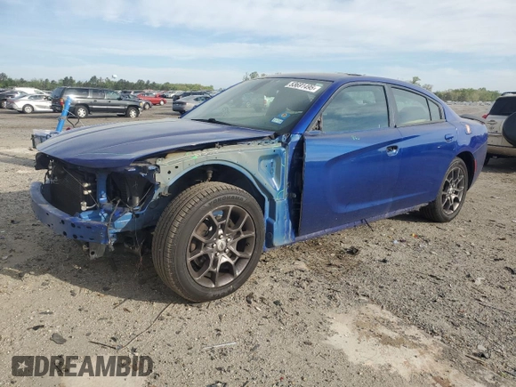 2018 Dodge Charger GT with VIN 2C3CDXJG9JH224455, listed as a Copart auction lot 53691495 with 157,946 mi miles and Salvage Title. Bid and sale history available at DreamBid. Image 1.