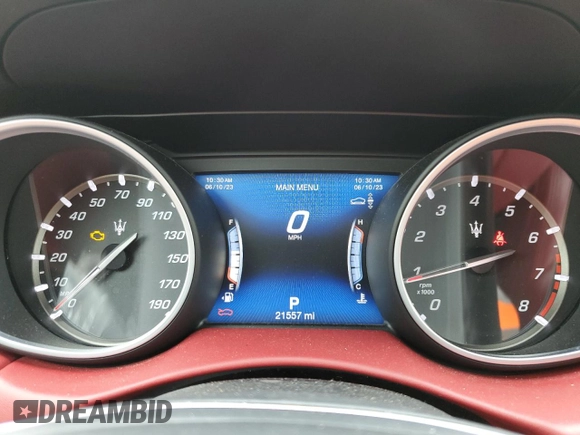 2018 Maserati Levante with VIN ZN661XUA7JX270207, listed as a Copart auction lot 55647243 with 21,557 mi miles. Bid and sale history available at carsss.com. Image 9.