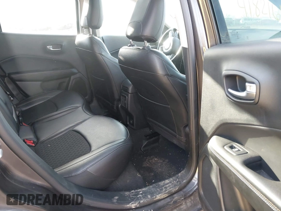 2020 Jeep Compass Altitude with VIN 3C4NJCBB0LT247013, listed as a IAAI auction lot 41821616 with 50,635 mi miles and . Bid and sale history available at carsss.com. Image 8.