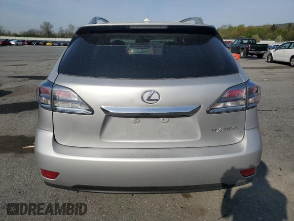 2011 Lexus RX 350 with VIN 2T2BK1BA5BC082990, listed as a Copart auction lot 53849015 with 158,972 mi miles and Salvage Title. Bid and sale history available at DreamBid. Image 6.