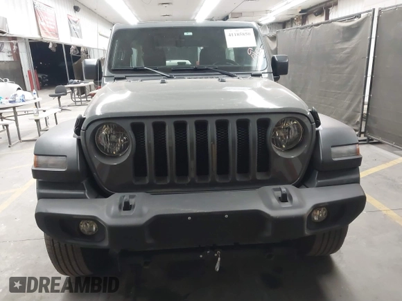2022 Jeep Wrangler Unlimited Sport with VIN 1C4HJXDG0NW117632, listed as a IAAI auction lot 41185850 with 18,298 mi miles and . Bid and sale history available at DreamBid. Image 12.