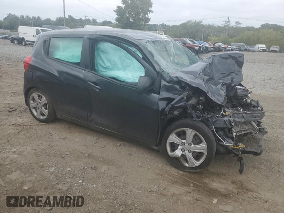 2022 Chevrolet Spark LS with VIN KL8CB6SA0NC032252, listed as a Copart auction lot 69621394 with Not Provided miles and Salvage Title. Bid and sale history available at DreamBid. Image 4.