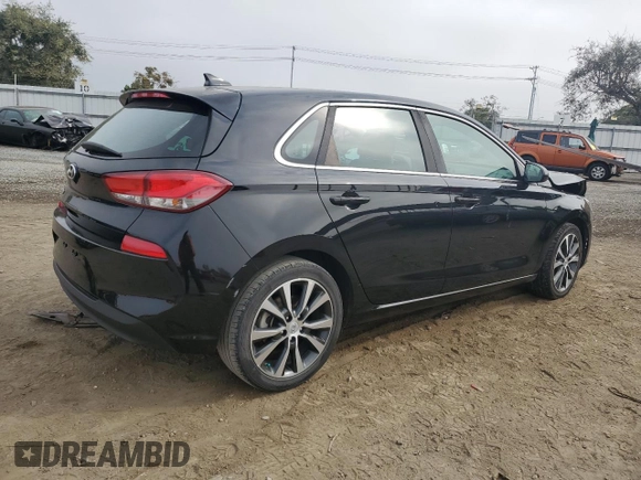 2018 Hyundai Elantra GT with VIN KMHH35LE3JU067826, listed as a Copart auction lot 62573084 with 93,364 mi miles and Salvage Title. Bid and sale history available at carsss.com. Image 3.