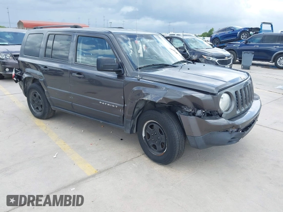 2017 Jeep Patriot Sport SE с VIN 1C4NJPBA0HD118829, выставлен на аукционе IAAI как лот 42631635 с пробегом 123 414 миль миль и . История ставок и продаж доступна на DreamBid. Изображение 1.