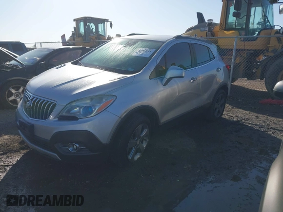 2013 Buick Encore Convenience with VIN KL4CJBSB3DB154050, listed as a IAAI auction lot 41967718 with 137,578 mi miles. Bid and sale history available at carsss.com. Image 2.