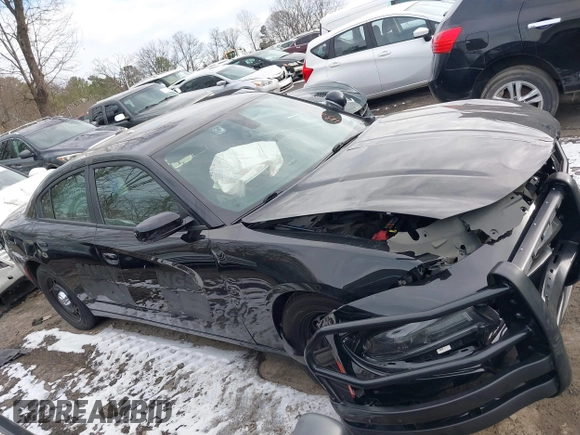 2019 Dodge Charger Police with VIN 2C3CDXKT9KH726928, listed as a IAAI auction lot 41380838 with 84,308 mi miles and . Bid and sale history available at DreamBid. Image 13.