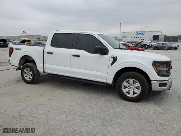 2024 Ford F-150 XL with VIN 1FTFW1L51RKD42614, listed as a Copart auction lot 82780774 with 23,234 mi miles and Salvage Title. Bid and sale history available at carsss.com. Image 4.