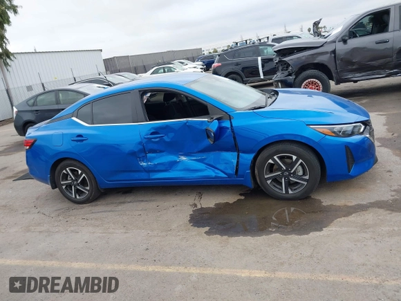2024 Nissan Sentra SV with VIN 3N1AB8CV6RY259392, listed as a IAAI auction lot 41880299 with 10,976 mi miles and . Bid and sale history available at DreamBid. Image 13.
