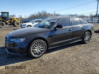 2016 Audi A6 Premium Plus with VIN WAUFGAFC9GN003860, listed as a Copart auction lot 43025735 with 94,104 mi miles and Salvage Title. Bid and sale history available at DreamBid. Image 1.