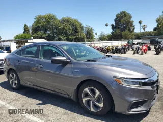 2019 Honda Insight EX with VIN 19XZE4F59KE001449, listed as a Copart auction lot 61997265 with 93,181 mi miles and Salvage title. Bid and sale history available at DreamBid. Image 4.
