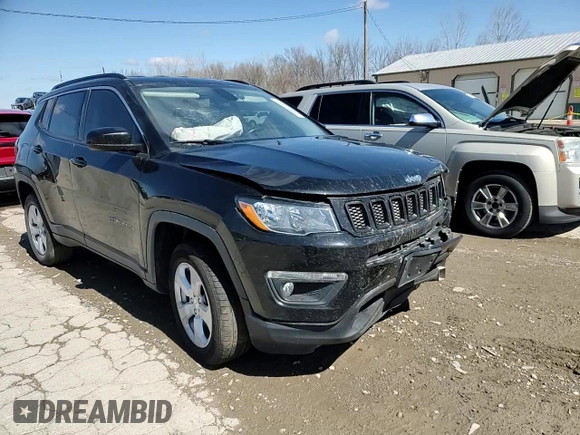 2019 Jeep Compass Latitude with VIN 3C4NJDBB7KT847886, listed as a Copart auction lot 49883665 with 162,470 mi miles and Salvage title. Bid and sale history available at DreamBid. Image 10.