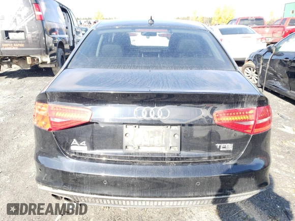 2015 Audi A4 Komfort z VIN WAUBFCFL1FN002925, wystawiony jako Copart lot #72594444 z przebiegiem 132 461 mil mil oraz Szkoda całkowita • Salvage title. Historia ofert i sprzedaży dostępna na DreamBid. Obrazek 6.