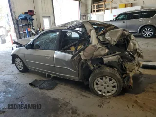 2004 Honda Civic LX with VIN 2HGES16514H548598, listed as a Copart auction lot 53430835 with 207,102 mi miles and Salvage Title. Bid and sale history available at carsss.com. Image 2.