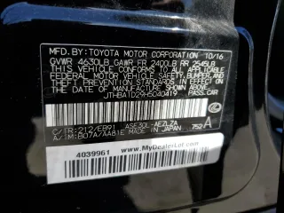 2017 Lexus IS 200t z VIN JTHBA1D29H5040419, wystawiony jako Copart lot #48691715 z przebiegiem 92 982 mil mil oraz Szkody całkowita. Historia ofert i sprzedaży dostępna na DreamBid. Obrazek 13.