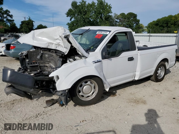 2019 Ford F-150 XL z VIN 1FTMF1CB7KKC65587, wystawiony jako Copart lot #68367244 z przebiegiem Nie podano mil oraz Szkoda całkowita • Salvage title. Historia ofert i sprzedaży dostępna na DreamBid. Obrazek 1.