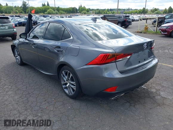 2020 Lexus IS 300 with VIN JTHA81F23L5040784, listed as a IAAI auction lot 42271140 with 43,526 mi miles and . Bid and sale history available at DreamBid. Image 3.