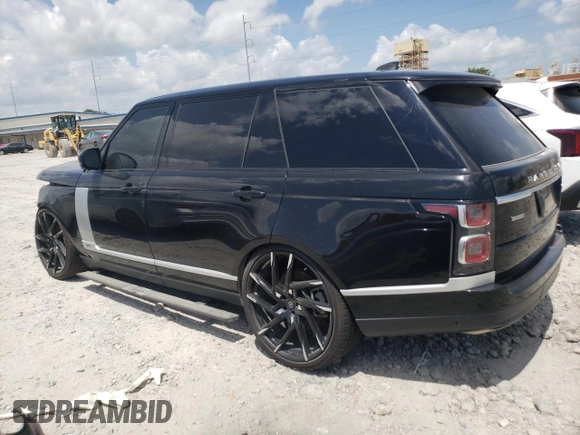 2018 Land Rover Range Rover with VIN SALGS5RE5JA514662, listed as a Copart auction lot 57466495 with 48,250 mi miles and Salvage title. Bid and sale history available at DreamBid. Image 2.