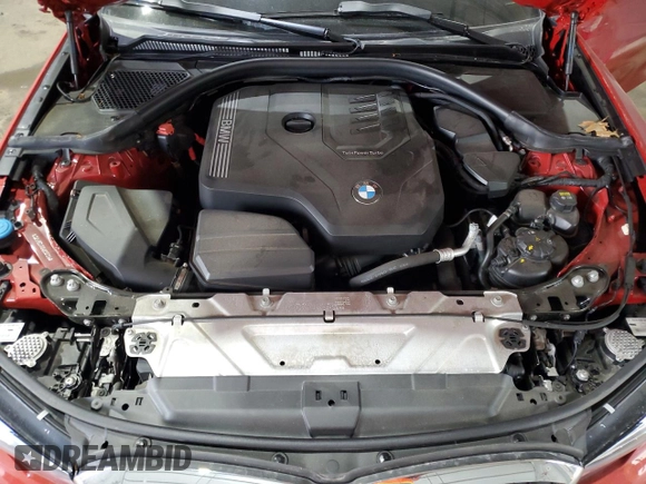 2021 BMW 3 Series 330i xDrive with VIN 3MW5R7J06M8C13028, listed as a Copart auction lot 62850925 with 47,968 mi miles and Salvage title. Bid and sale history available at DreamBid. Image 11.