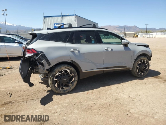 2024 Kia Sportage SX-Prestige with VIN 5XYK5CDF2RG209094, listed as a Copart auction lot 52829865 with 7,653 mi miles and Salvage title. Bid and sale history available at DreamBid. Image 3.