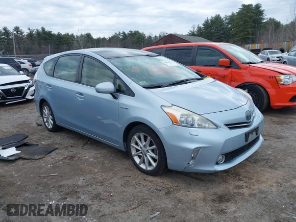 2013 Toyota Prius Two with VIN JTDZN3EU8D3279756, listed as a IAAI auction lot 41859346 with 95,457 mi miles and . Bid and sale history available at carsss.com. Image 1.