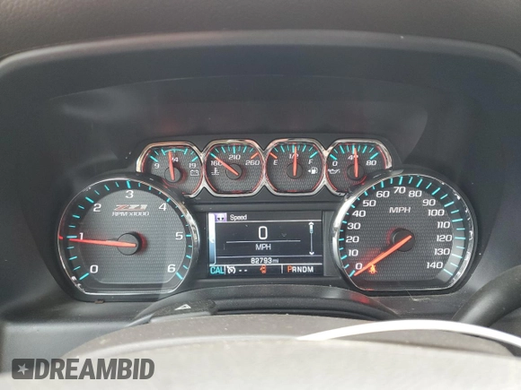 2016 Chevrolet Silverado 1500 LT with VIN 1GCVKREC7GZ220846, listed as a Copart auction lot 53188065 with 82,793 mi miles and Clean Title. Bid and sale history available at DreamBid. Image 9.