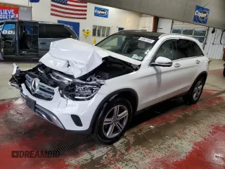 2021 Mercedes-Benz GLC 300 z VIN W1N0G8EB8MF939736, wystawiony jako Copart lot #58501565 z przebiegiem 45 354 mil mil oraz Szkody całkowita. Historia ofert i sprzedaży dostępna na DreamBid. Obrazek 1.