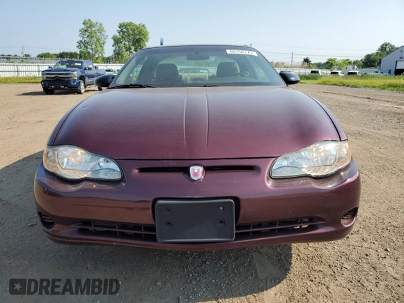 2004 Chevrolet Monte Carlo LS z VIN 2G1WW12E649194223, wystawiony jako Copart lot #60756175 z przebiegiem 53 477 mil mil oraz Czysty tytuł • Clean title. Historia ofert i sprzedaży dostępna na DreamBid. Obrazek 5.