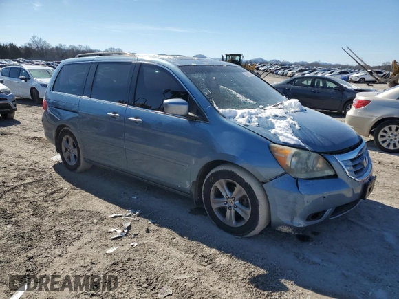 2008 Honda Odyssey Touring with VIN 5FNRL38948B113384, listed as a Copart auction lot 46405045 with 179,520 mi miles and Salvage Title. Bid and sale history available at carsss.com. Image 4.