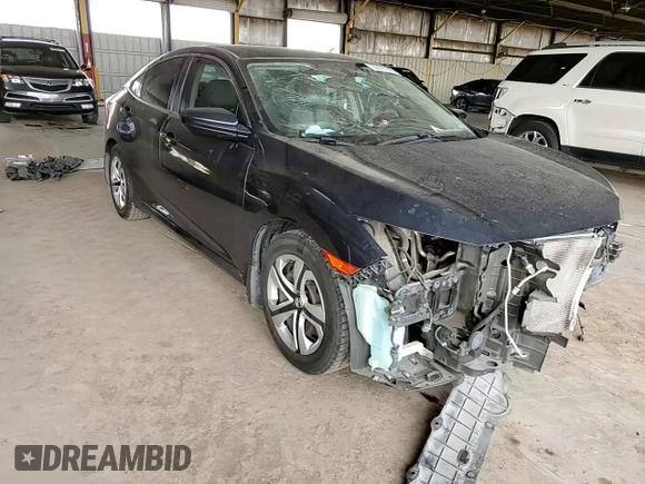2017 Honda Civic Sedan LX with VIN 19XFC2F52HE072255, listed as a Copart auction lot 50661395 with 93,032 mi miles and Salvage Title. Bid and sale history available at carsss.com. Image 10.