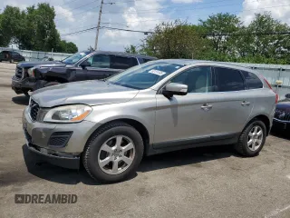 2011 Volvo XC60 3.2L with VIN YV4940DLXB2182861, listed as a Copart auction lot 62151935 with 160,500 mi miles and Salvage title. Bid and sale history available at DreamBid. Image 1.