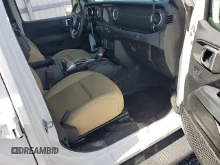 2019 Jeep Wrangler Unlimited Sahara with VIN 1C4HJXEG8KW574005, listed as a Copart auction lot 55386585 with Not provided miles and Salvage title. Bid and sale history available at DreamBid. Image 8.